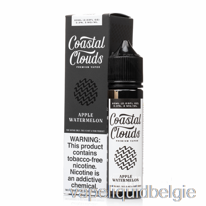 Vape Smaken Appel Watermeloen - Kustwolken Co. - 60 Ml 0 Mg